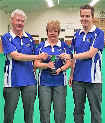 B Elmore, P Elmore & R Elmore - County Triples Champions 2017 - Doddington Dominate At County Championships