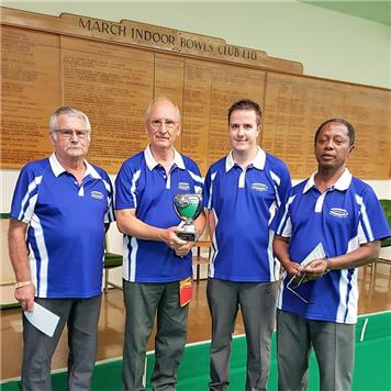 J Saunders, B Harrison, R Elmore & J Peters - County Fours Champions - Doddington Dominate At County Championships